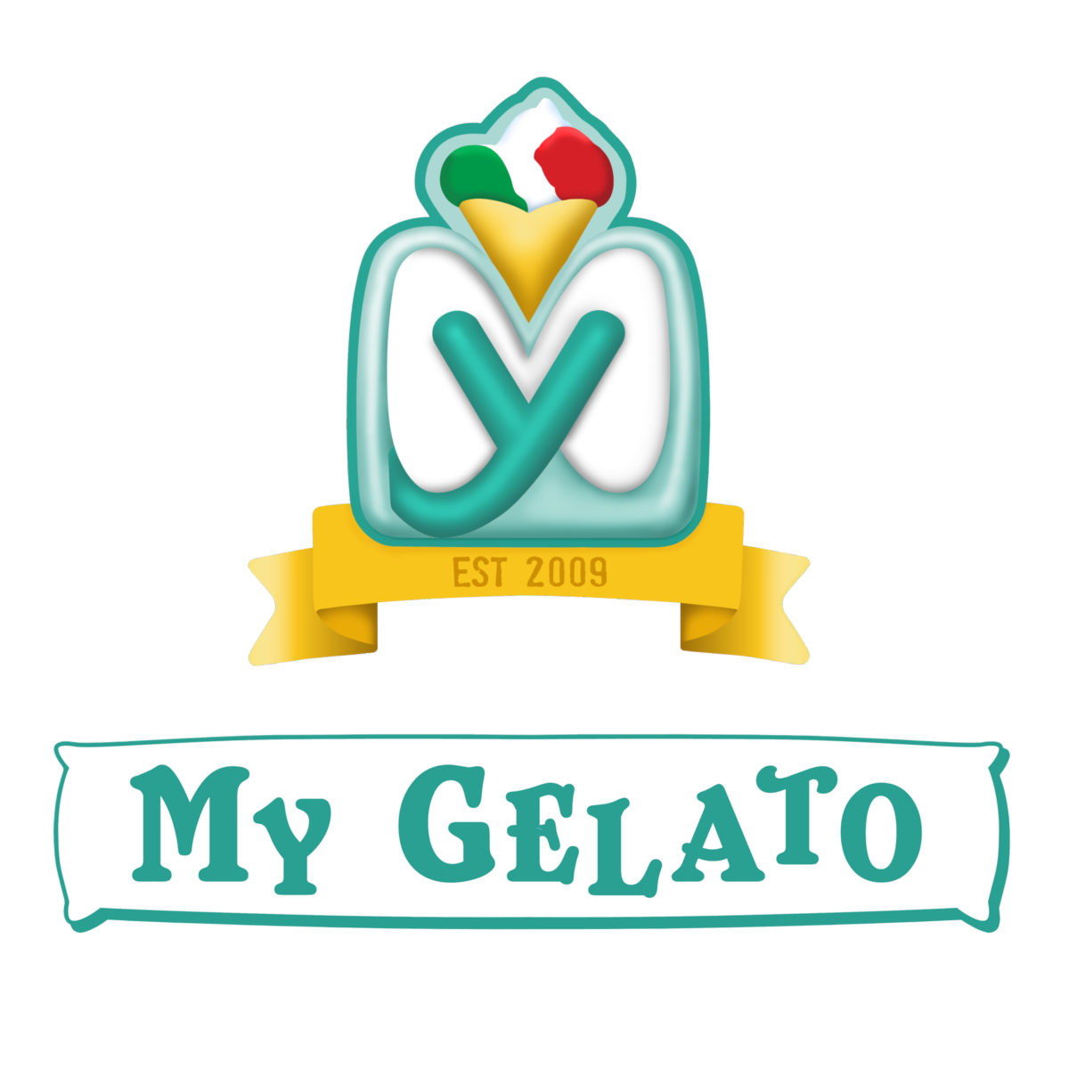 My Gelato logo stacked